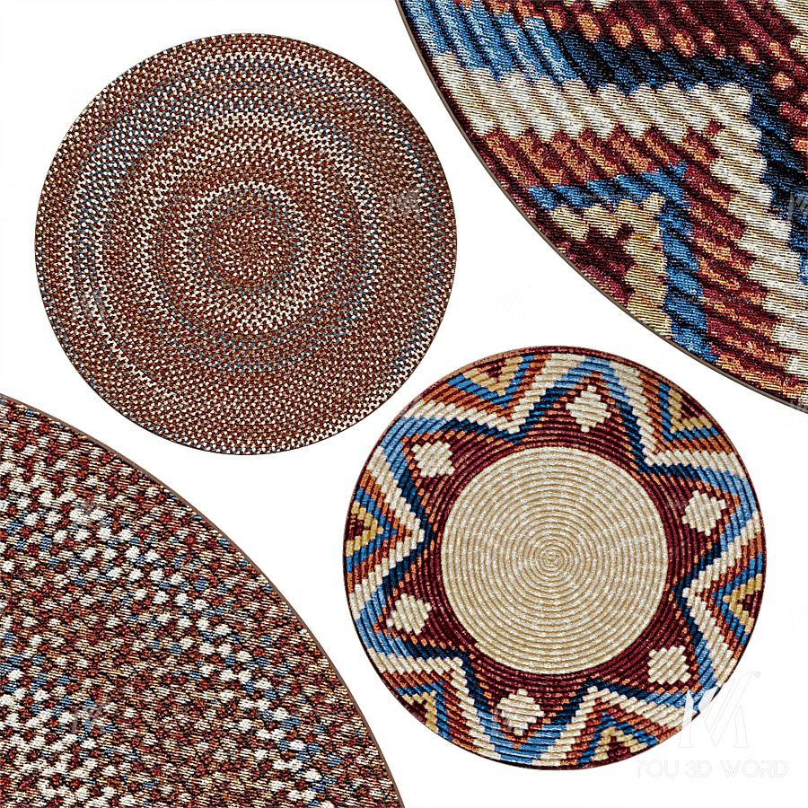 Circle rugs  No. 199